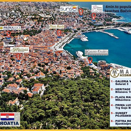 Pietra Rossa Hotel Split Exterior foto